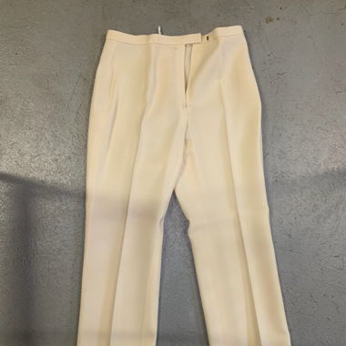 white elegant suit pants