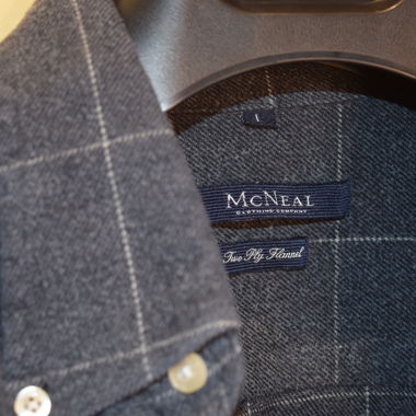Dark Grey Checkered Shirt