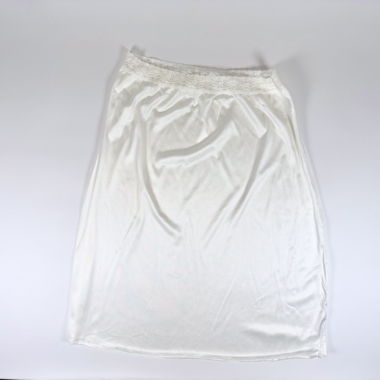 Vintage Unterrock weiss mit Spitze, 70er Jahre