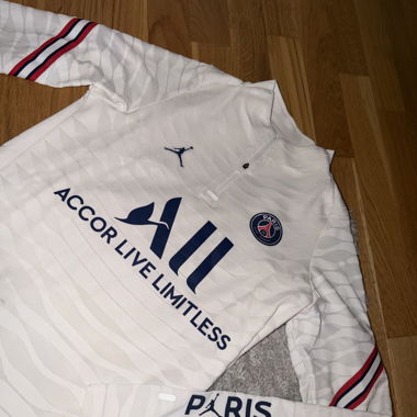 Haut d'entraînement PSG Jordan blanc