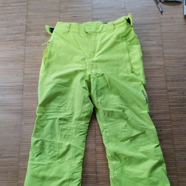 Kinder Chiemsee Skihose, neon gelb, Gr. 164