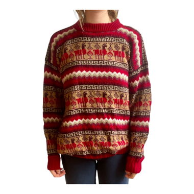 Strickpullover mit Muster