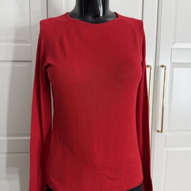 Maglione S sottile rosso