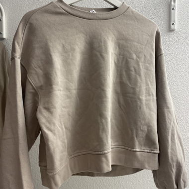 Sweat-shirt beige taille XS