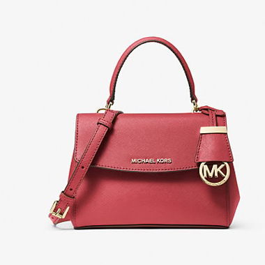 MK leather bag - Red