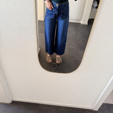 High-Waist Wide-Leg Jeans