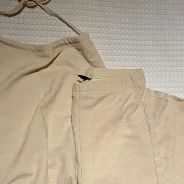 Shein: beige top & pants 