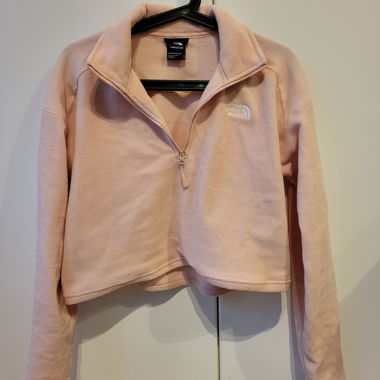 Fleece Pullover cropped