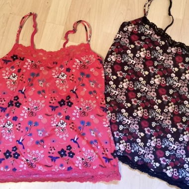 Set di 2 Top Floreali