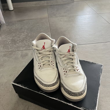 AIR JORDAN 3 Retro White Cement — Réinventé