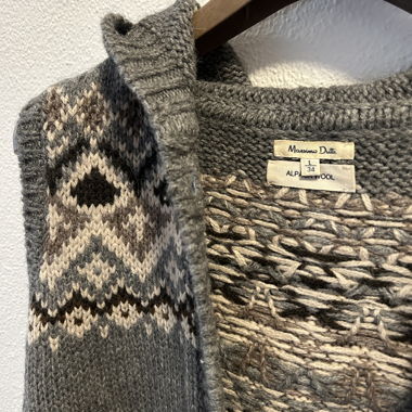 MASSIMO DUTTI, alpaca wool vest