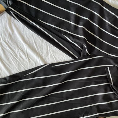 Black & White striped pants