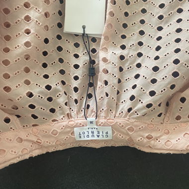 Light Pink Broderie Anglaise Blouse