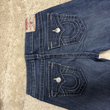 true religion jeans flared low waist