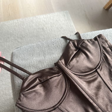 Brown Corset top