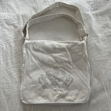 Y2K Rhinestone Crown Shoulder Bag