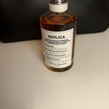 Replica By the fireplace