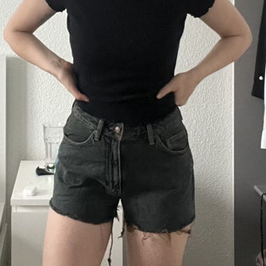 Jeansshorts Dunkelblau