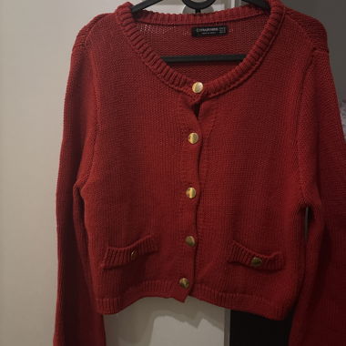 Cardigan rosso