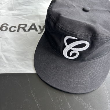 6CRAYON Flat Brim Cap schwarz