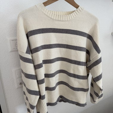 Striped Knit Sweater