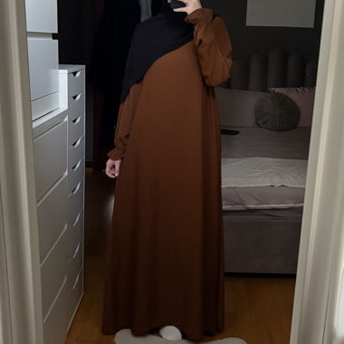 Abaya brune 