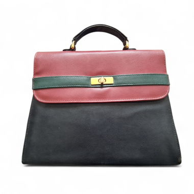 Sac à main vintage, couleurs automnales