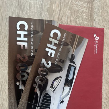 Sportwagen Gutschein