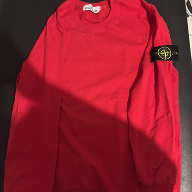 Sweatshirt Stone Island rouge