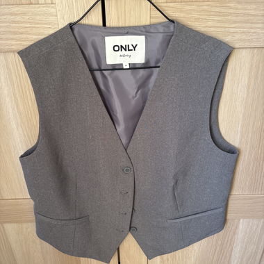 Gilet elegante grigio ONLY