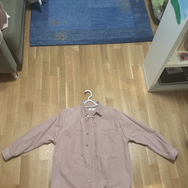 Rosa Jeans Jacke