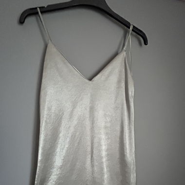 robe satin vert d’eau 