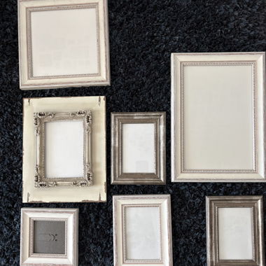 Lot de cadres photo Shabby Chic - Retrait
