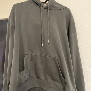 Hoodie - Felpa con cappuccio verde oliva