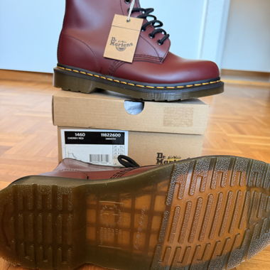 Stivali Dr. Martens 1460 cherry red