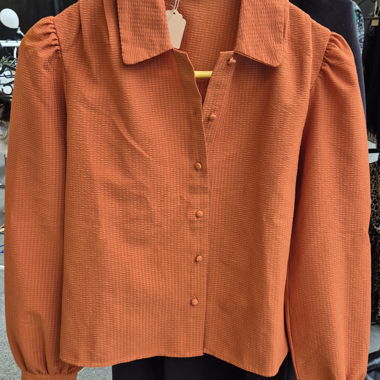Pimkie orange blouse size XS