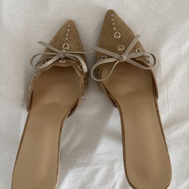 Mules pointues 