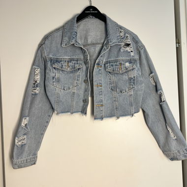 Giacca di jeans Destroyed