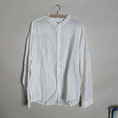 White Linen Shirt 4XL