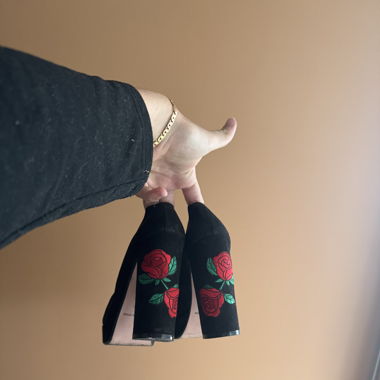 Talon en velours