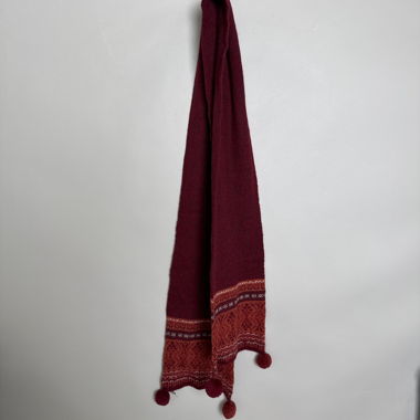 Écharpe en maille d'alpaga