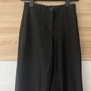 Pantalon en tissu noir Bershka, taille 34