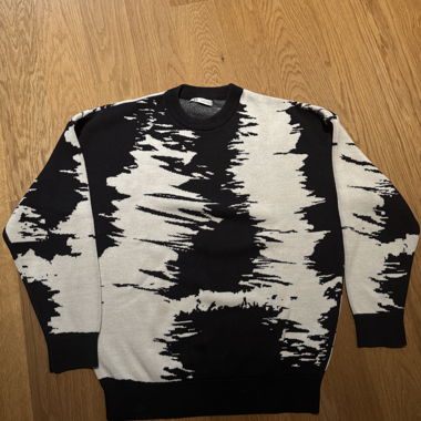Pullover ZARA con motivo astratto, taglia S