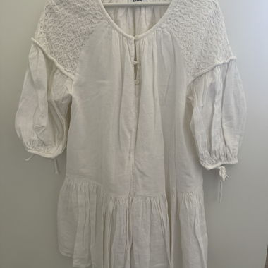 Robe ample blanche Etam