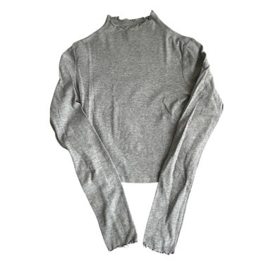 grey shirt from Bershka