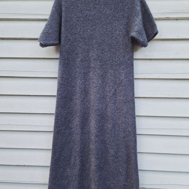 Robe en maille ZARA grise S