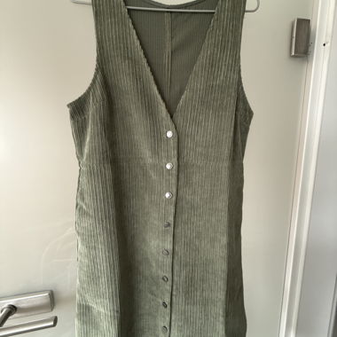 Sleeveless Cord Dress