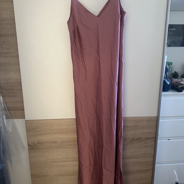 Satin kleid