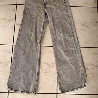 Jean large taille haute