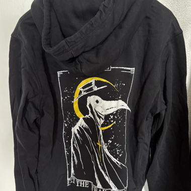 Hoodie noir Any means necessary, M